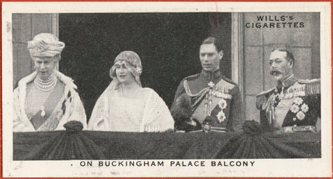 'On Buckingham Palace Balcony' (Queen Mary; Queen Elizabeth, the Queen Mother; King George VI; King George V) NPG D47278