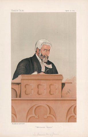 Francis Henry Jeune, Baron St Helier ('Judges. No. 31.') NPG D44537