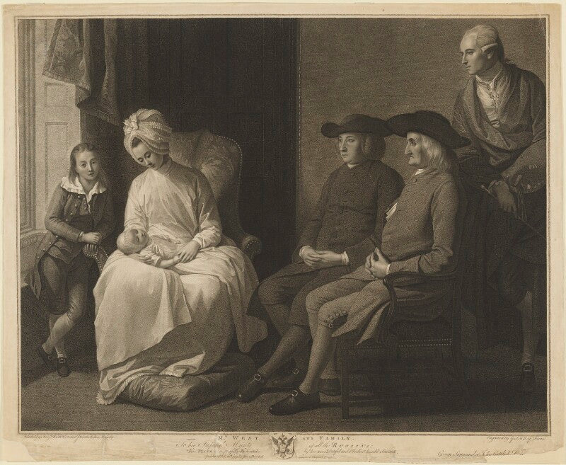 'mr. west and family' npg d13826