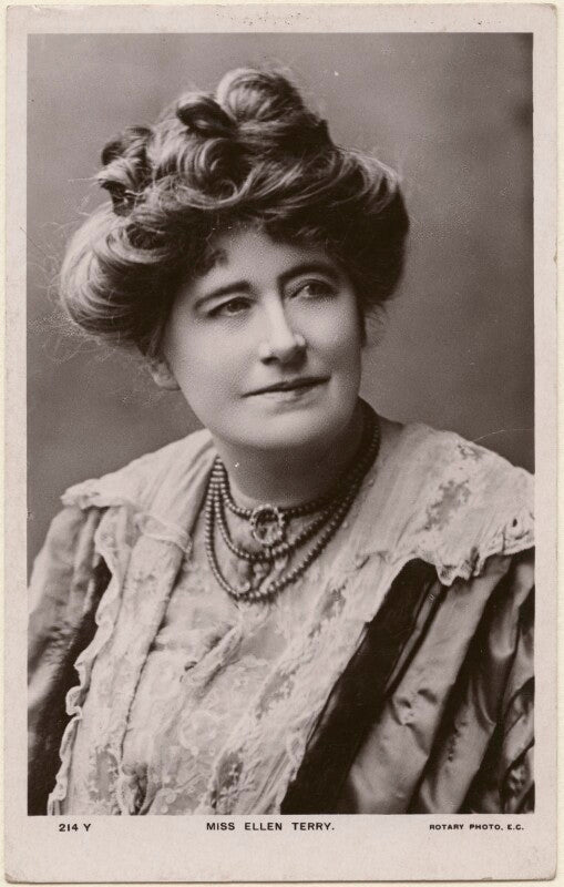 Ellen terry as alice grey in 'alice sit by the fire' npg x17043