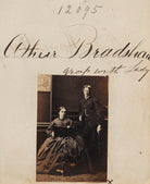 Arthur Bradshaw and an unknown woman NPG Ax61771