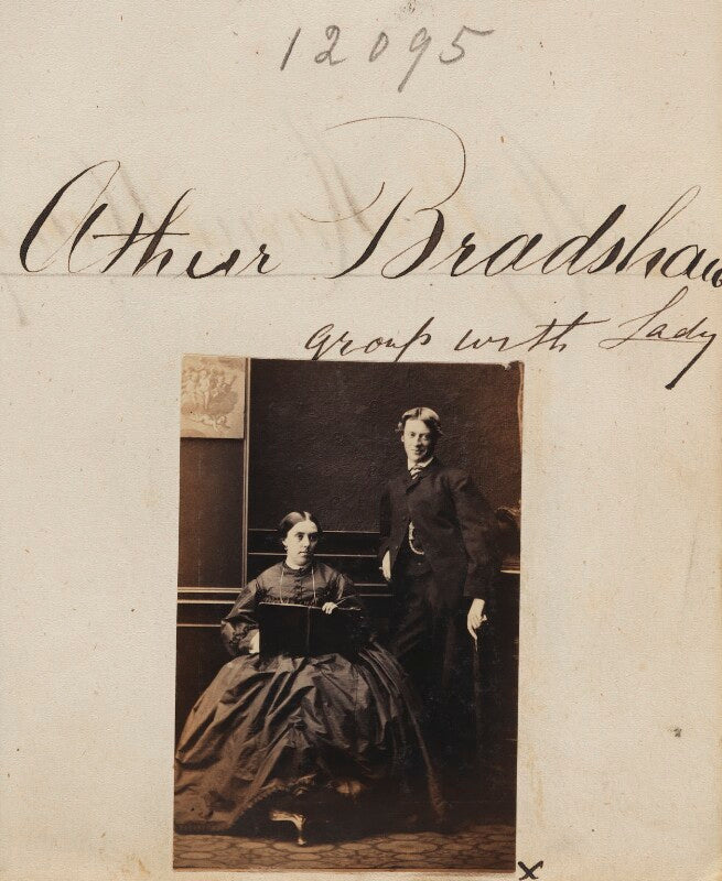 Arthur bradshaw and an unknown woman npg ax61771