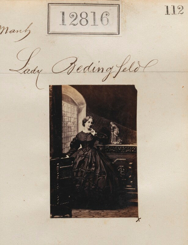 Augusta lucy (née clavering), lady paston bedingfeld npg ax62458
