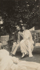 Lytton Strachey; Virginia Woolf NPG Ax13013