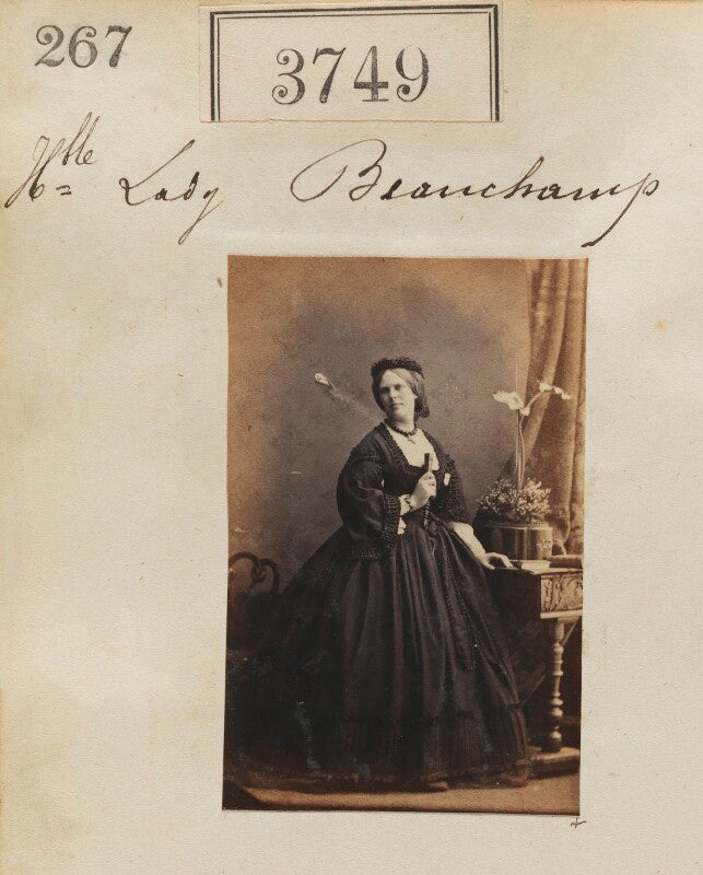 Hon. caroline esther (née waldegrave), lady procter  beauchamp npg ax53141