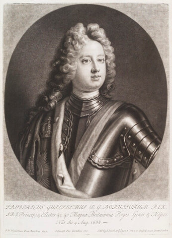 Frederick William I, King of Prussia NPG D11636