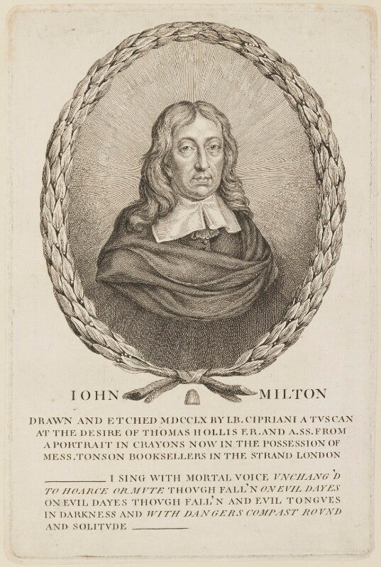 John milton npg d14320