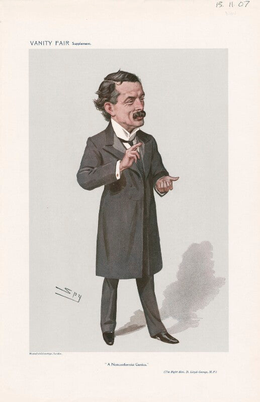 David lloyd george ('men of the day. no. 1092. "a nonconformist genius."') npg d45406