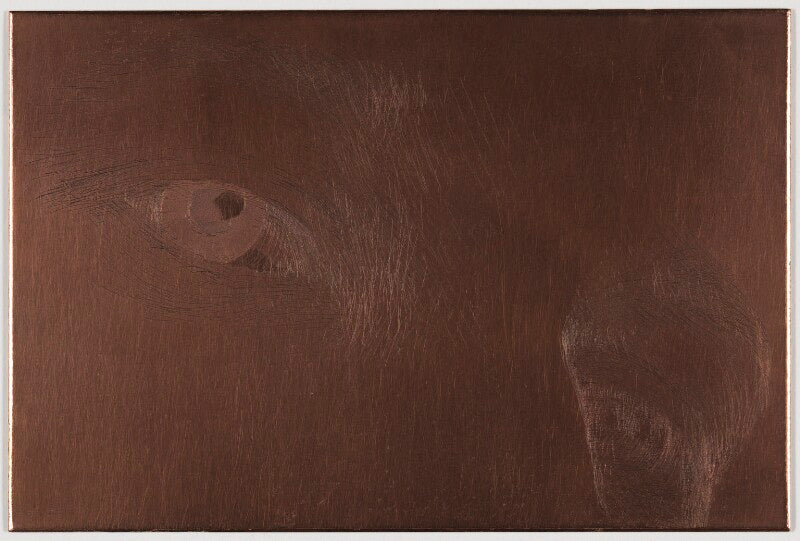 Etched and aquatinted copper plate npg d49626