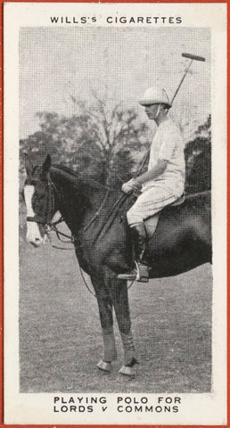 'Playing Polo for Lords v Commons' (King George VI) NPG D47283