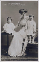 Sigvard Oscar Fredrik Bernadotte, Count of Wisborg; Margaret, Crown Princess of Sweden; Prince Gustav Adolf, Duke of Västerbotten NPG x74451