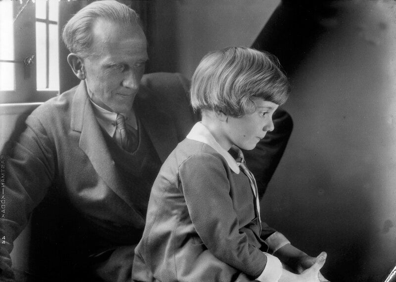 A.a. milne; christopher robin milne npg x19576