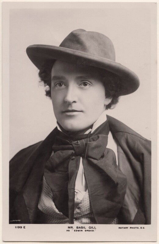 Basil gill as edwin drood in 'the mystery of edwin drood' npg x138915