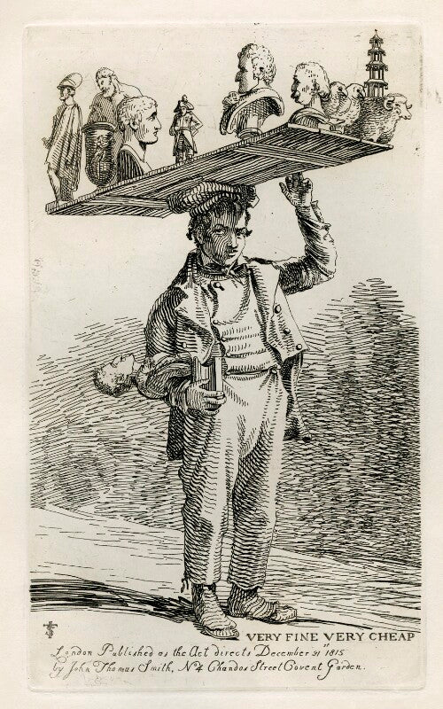 Unknown man selling plaster figures ('very fine very cheap') npg d40098