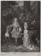 Prince James Francis Edward Stuart; Princess Louisa Maria Theresa Stuart NPG D31377