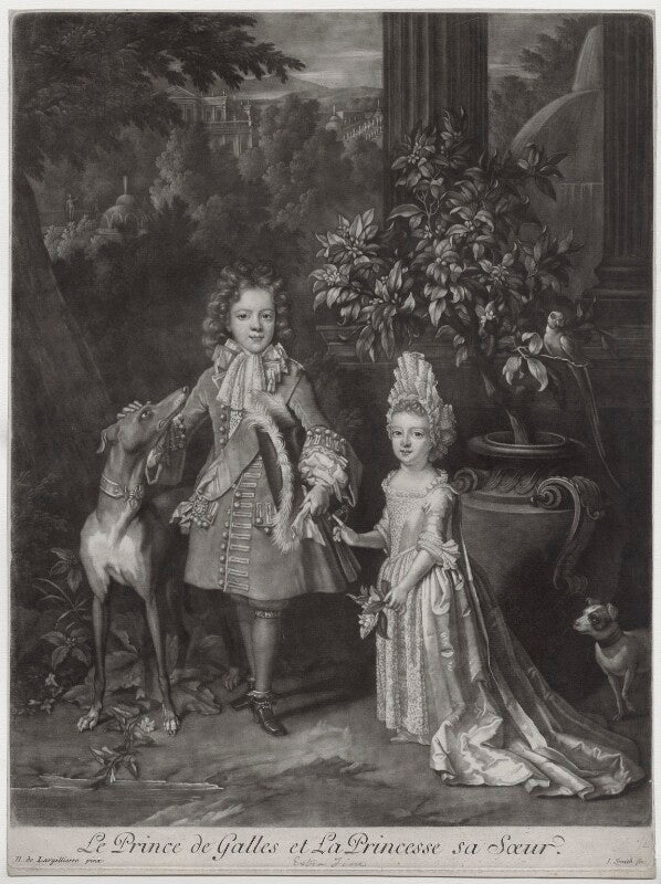 Prince james francis edward stuart; princess louisa maria theresa stuart npg d31377