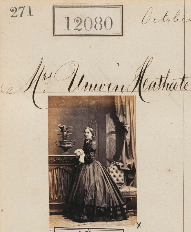 Frances maria unwin heathcote (née wigram) npg ax61756