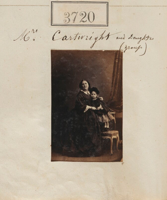 Jane cartwright (née holbeck); maud cartwright npg ax53116