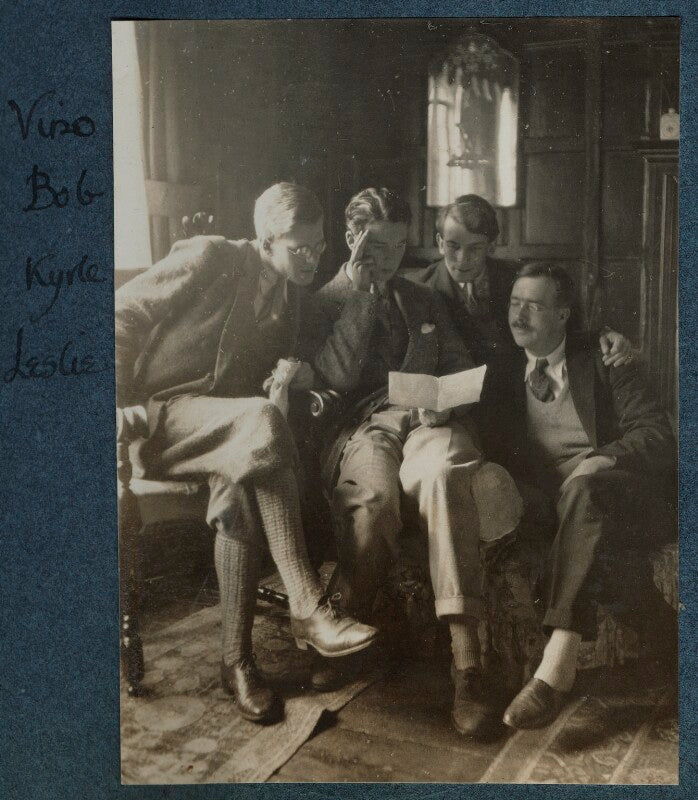 Igor vinogradoff; bob gathorne hardy; kyrle leng; l.p. hartley npg ax142030
