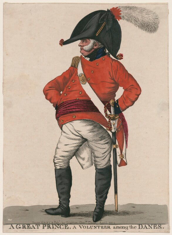 Unknown man ('a great prince, a volunteer among the danes') npg d47128