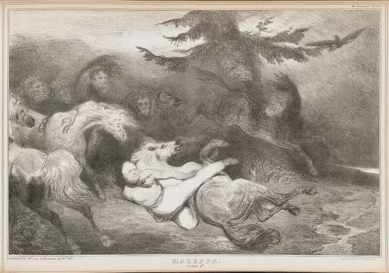 'mazeppa. plate 2nd.' npg d41163