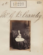 Eliza Inez Pringle (née Hulbert); George Abraham Crawley NPG Ax64147