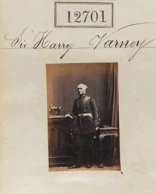 Sir harry verney, 2nd bt npg ax62344