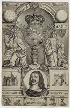Sylvanus Morgan in the emblematical frontispiece to his 'Sphoere of Gentry' NPG D30432