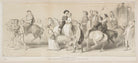 Stothard's admired picture of "The Procession of the Flitch of Bacon". Somewhat Metamorphosed! NPG D41603