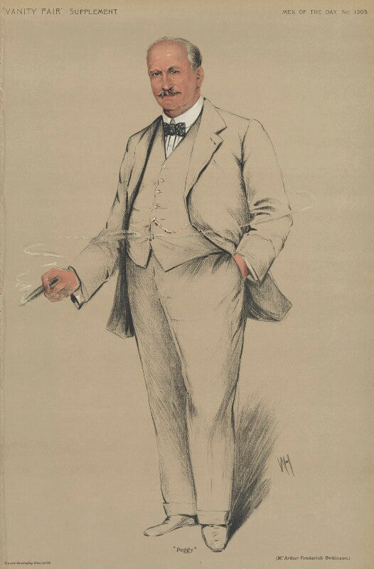 Arthur frederick bettinson ('men of the day. no. 1306. "peggy."') npg d45637