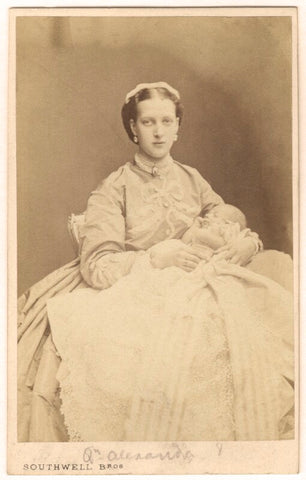 Queen Alexandra; Prince Albert Victor, Duke of Clarence and Avondale NPG Ax24179