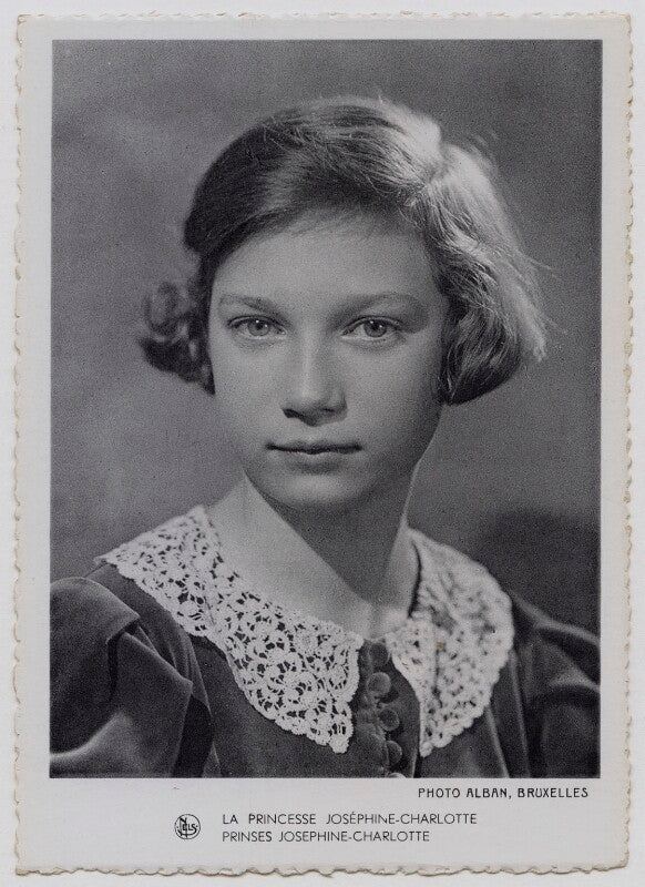 Princess joséphine charlotte of belgium (later grand duchess of luxembourg) npg x137254