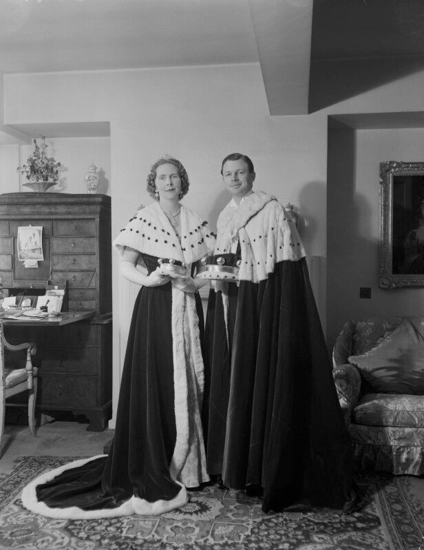 Anne elizabeth (née phillips), lady shuttleworth; charles ughtred john kay shuttleworth, 4th baron shuttleworth npg x130636