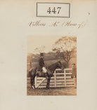 Horse of Mr Villiers (possibly Mr Villiers and an unknown attendant) NPG Ax50186