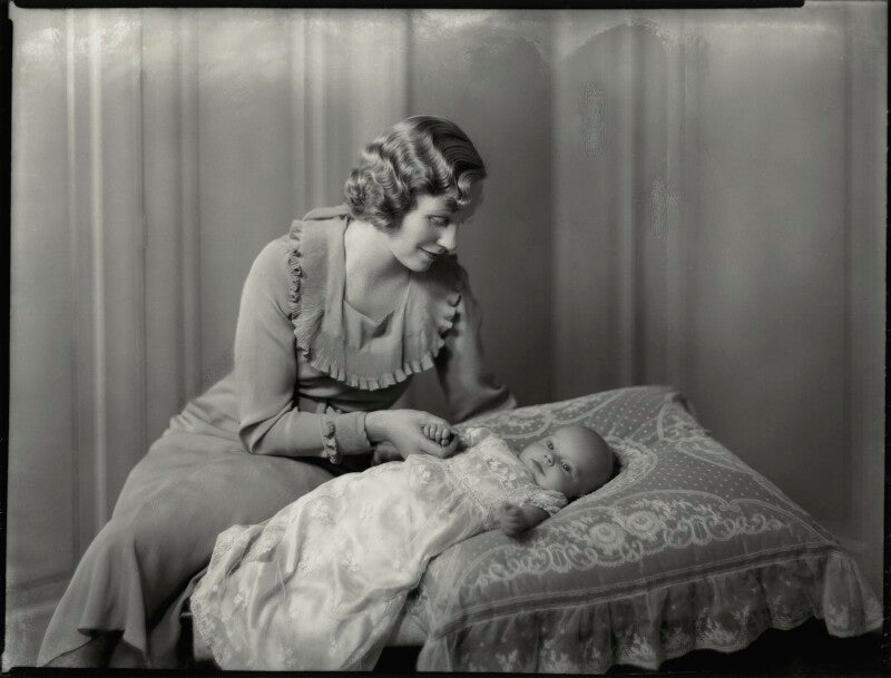 Hilda may allanson winn (née wells thorpe), lady headley; john rowland allanson winn, 8th baron headley npg x151527