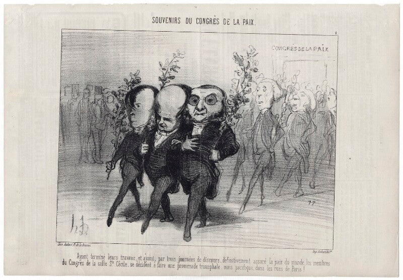 Emile de girardin; victor hugo; athanase laurent charles coquerel npg d18089