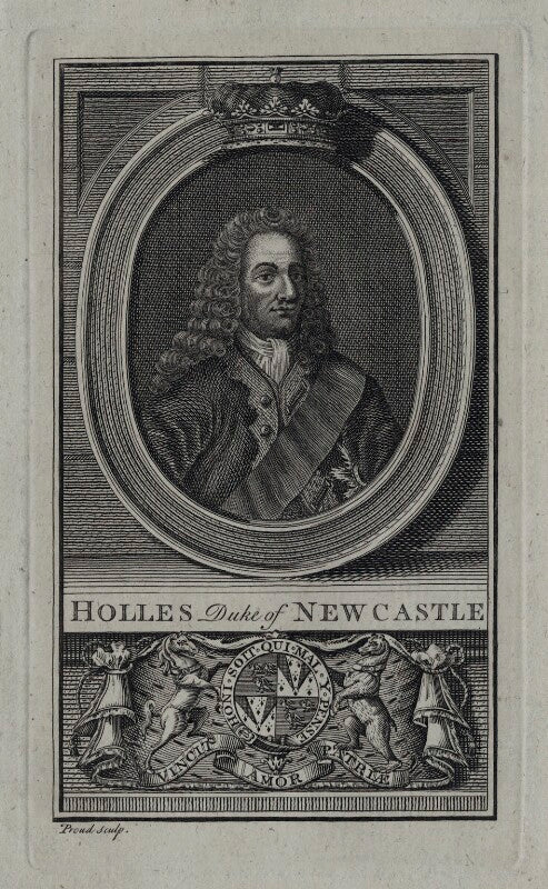 Thomas pelham holles, 1st duke of newcastle under lyne npg d27424
