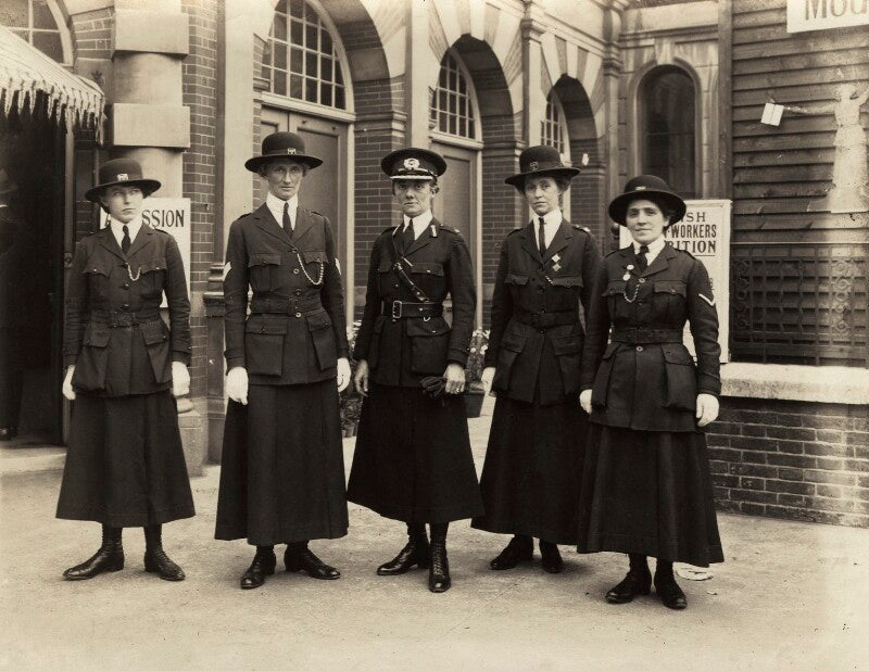 Mary sophia allen (centre) with four members of her force npg x6075