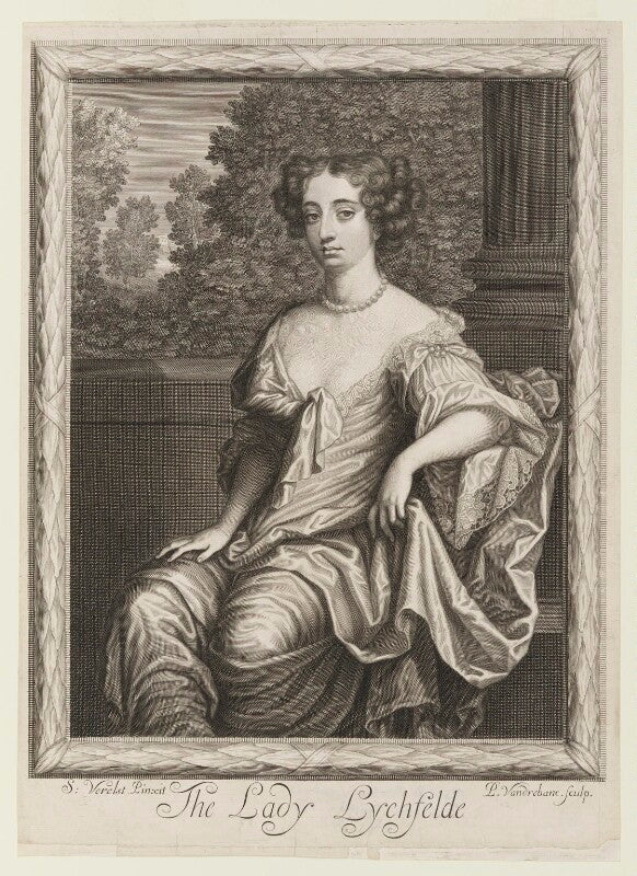 Charlotte lee (née fitzroy), countess of lichfield npg d10657