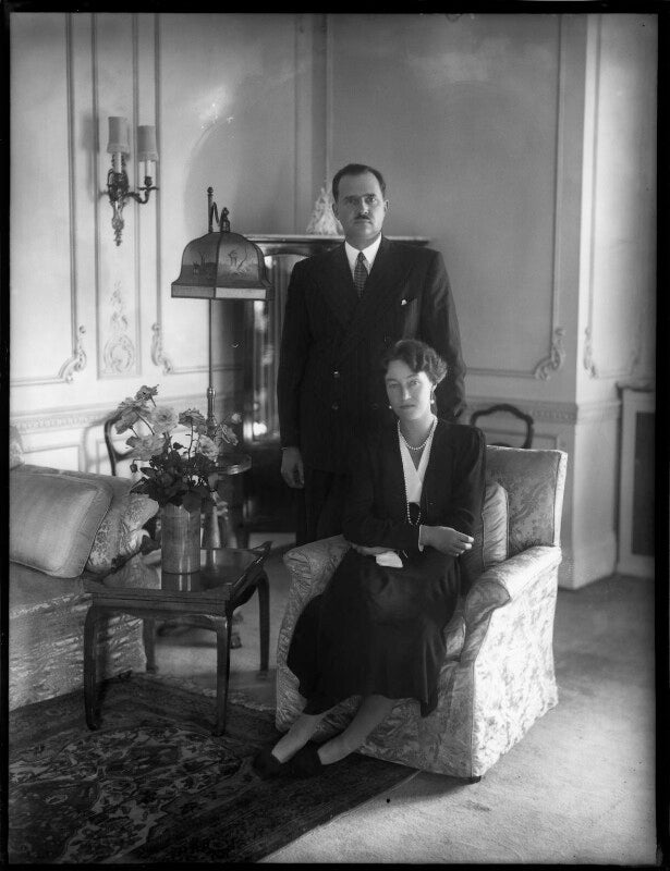 Prince félix marie vincent of bourbon parma, prince of luxembourg; charlotte, grand duchess of luxembourg npg x154243