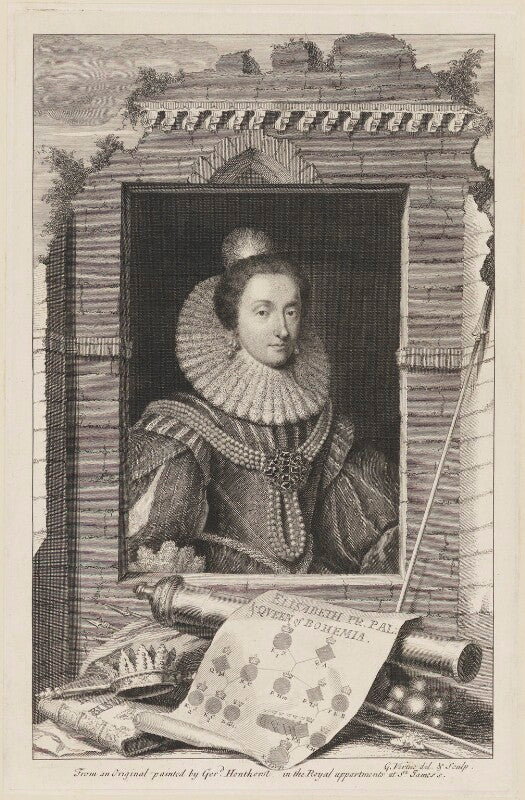 Princess elizabeth, queen of bohemia and electress palatine npg d32640