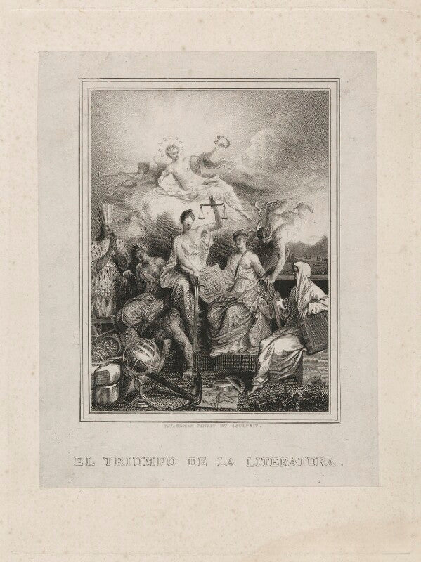 El triumfo de la literatura npg d38595