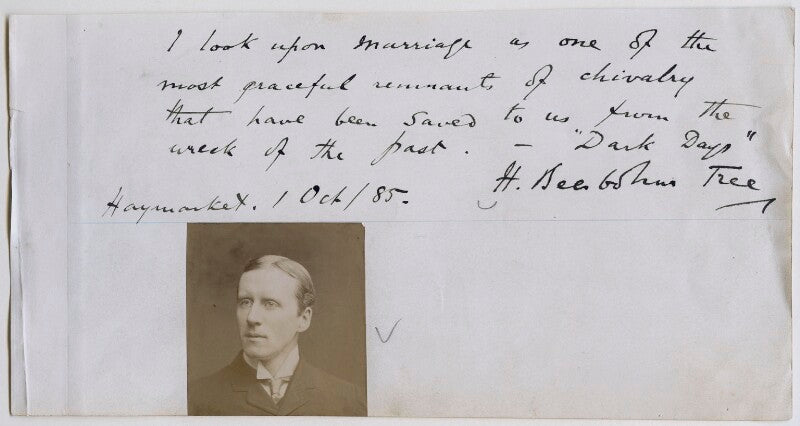 Sir herbert beerbohm tree npg x27038