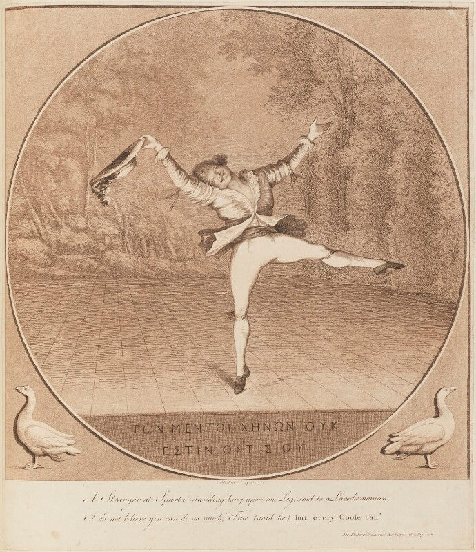 Marie auguste vestris ('a stranger at sparta') npg d14466