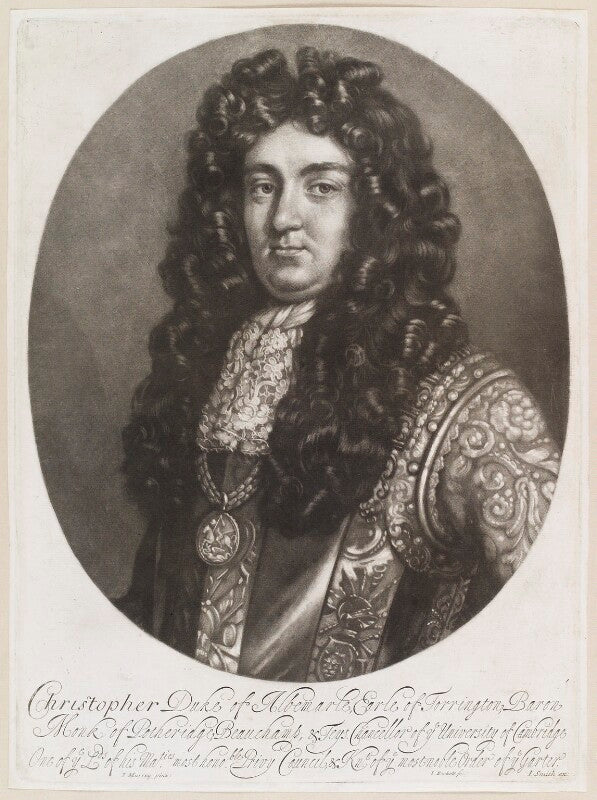 Christopher monck, 2nd duke of albemarle npg d11660