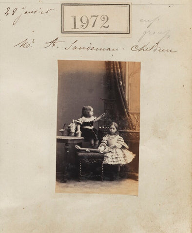 Walter Albert Sandeman; Amelia Mary Cecilia (née Sandeman), Marchesa Lomellini-Tabarca NPG Ax51362
