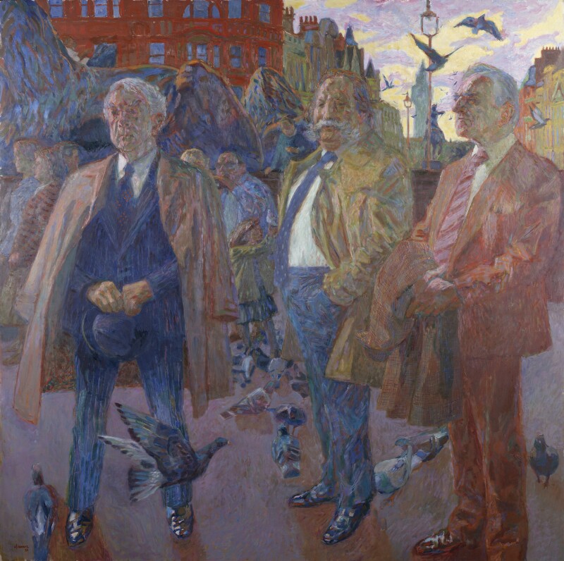 Trade unionists (joe gormley; thomas jackson; sidney weighell) npg 5749