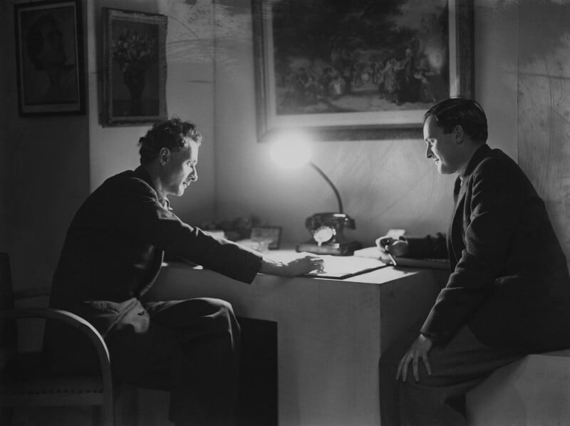 Edward upward; stephen spender npg x1630