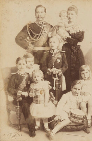 'Emperor and Empress of Germany and family' NPG P1700(1a)