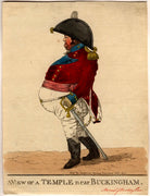 'A view of a temple near Buckingham' NPG D6979